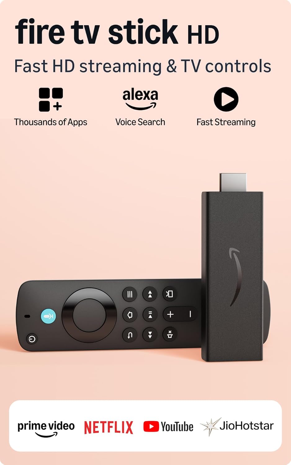 Amazon Fire TV Stick HD, Alexa Voice Remote - Image 2