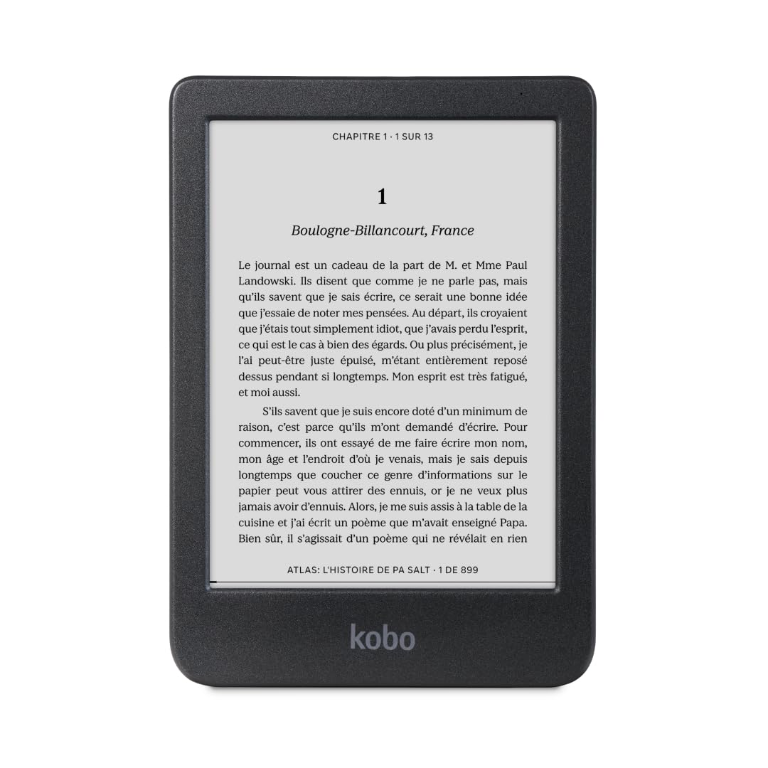 Kobo Clara BW | eReader | 6” Glare-Free Touchscreen