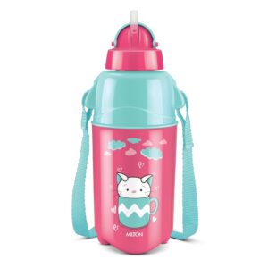 Water Bottle with Straw