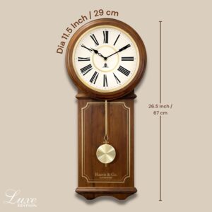 Wooden Pendulum Wall Clock
