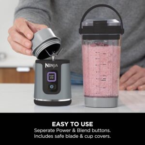 Ninja Stainless Steel Blast Portable Cordless Blender