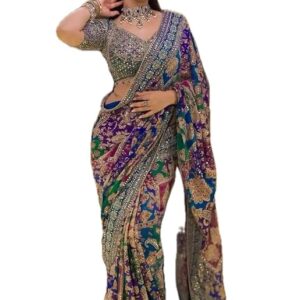 Vinayak Textile Worked Saree