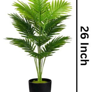 Dekorly Plastic Artificial Palm Plants