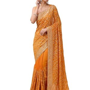 TRENDMALLS Women’s Vichitra Silk