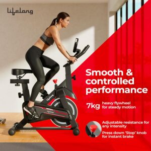 Lifelong Fit Pro Spin Fitness Bike for Home