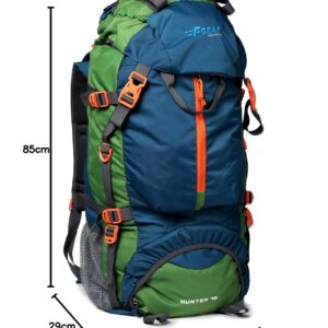 F Gear Hunter Blue 75L Large Trekking Backpack